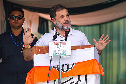 J & K Polls: Rahul Gandhi addresses a public meeting in Ramban, Jammu